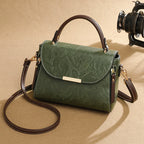 Cross-Border Bags for Women, New Cross-Body Bags, Fashionable Retro Shoulder Bags, Simple Commuter Handbags, High-End Small Square Bags