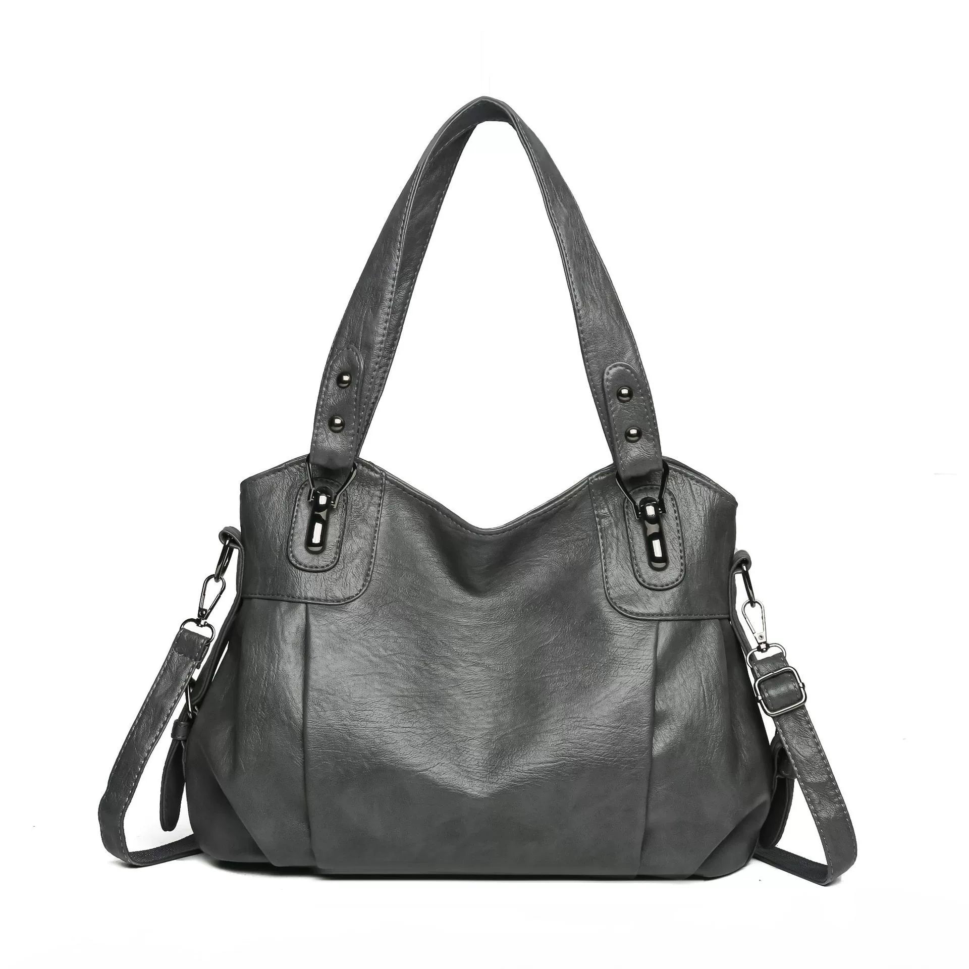 Vintage Women's Handbag Shoulder Crossbody Bag 2025 New Fashion Large Capacity Soft Leather Mother Bag Cross Border