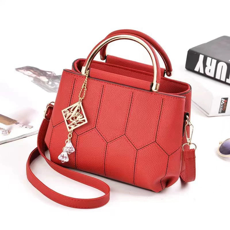 Cross-Border Bag Small Bag New Fashion Simple Handbag Trendyy Embroidery Thread Single Shoulder Crossbody Bag Small Bag