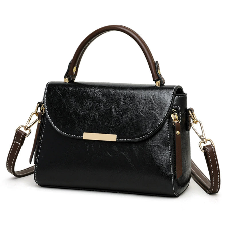 Cross-Border Bags for Women, New Cross-Body Bags, Fashionable Retro Shoulder Bags, Simple Commuter Handbags, High-End Small Square Bags