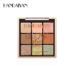 Cross-Border Eye Shadow Blush Highlighter Three-In-One Handaiyan Eye Shadow Palette Three-Layer Comprehensive Palette Highlighter Blush Palette
