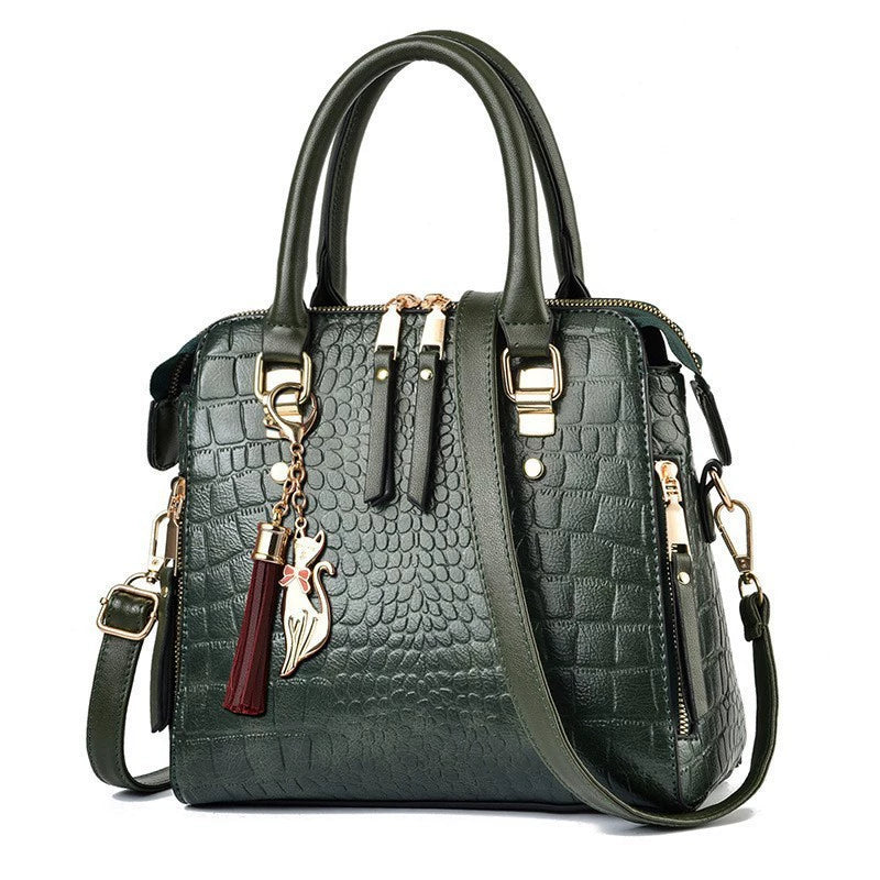 Textured Stone Pattern Handbag New Style Bag for Women Korean Style Sweet and Fashionable Women's Bag Crossbody Shoulder Bag Bags