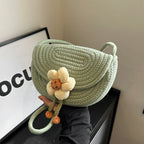 Fashion Simple Crossbody Bag 2024 Spring New Fashion Casual Bucket Bag Fashionable Single Shoulder Bag Simple Crossbody Bag