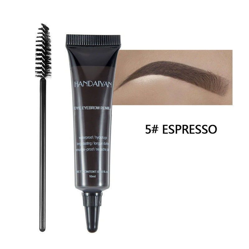 Cross-Border Eyebrow Dyeing Cream, Handaiyan Eyebrow Cream, Light Eyebrow Long-Lasting Waterproof Non-Smudge Liquid Eyebrow Gel Dyeing Eyebrow Cream