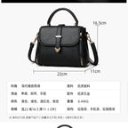 New Handbag, Women's Crossbody Bag, High-End Fashionable Soft Leather Mother Bag, Practical, Simple and Versatile Shoulder Bag