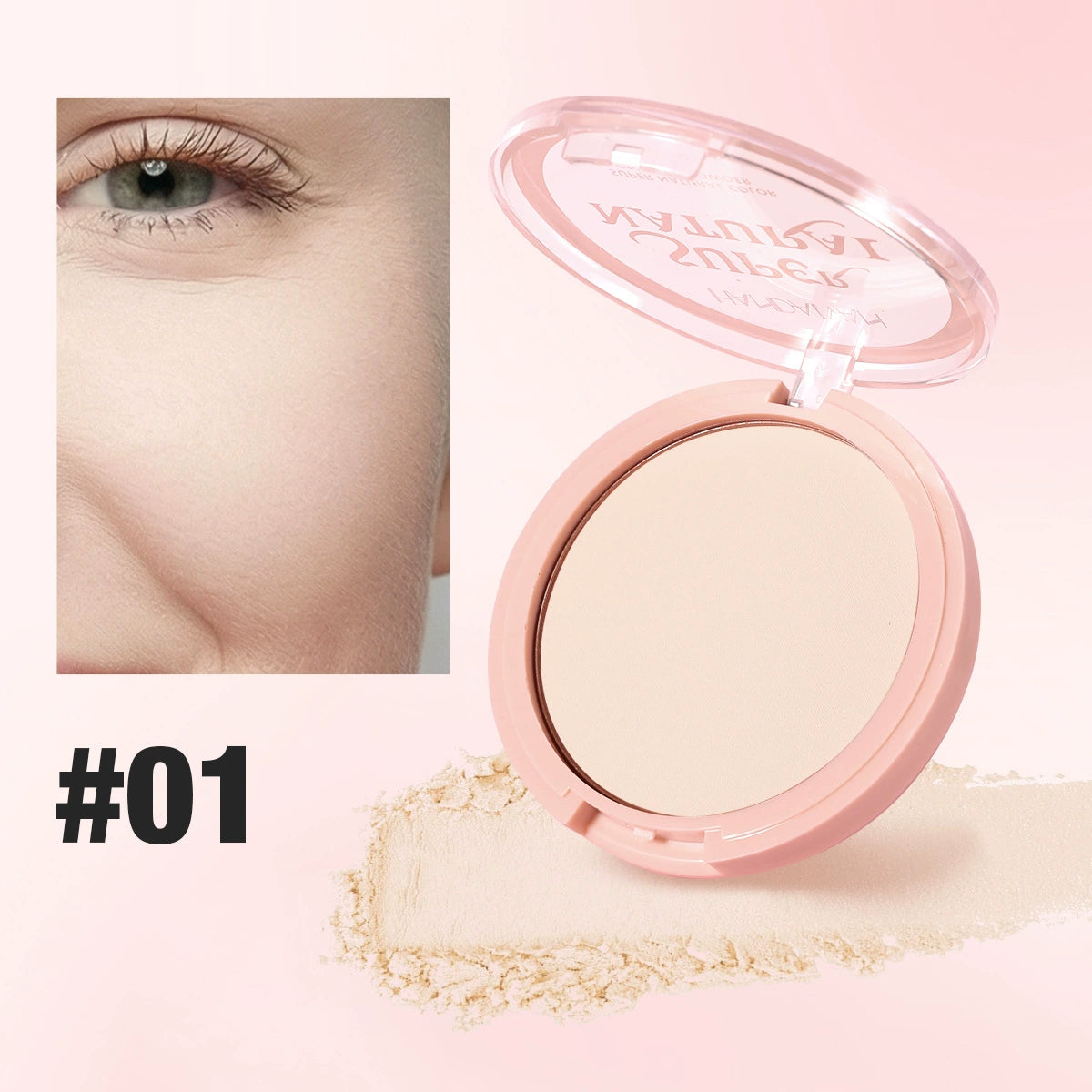 Cross-Border Makeup Setting Powder, Oil-Controlling, Waterproof and Long-Lasting Handaiyan Concealer, Non-Stuck Powder, Non-Removing Makeup Setting Powder