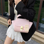 French Niche Design Large-Capacity Bag for Women, Versatile and Stylish, Ins-Style Versatile Korean Version Handbag with Chain and Wing Design