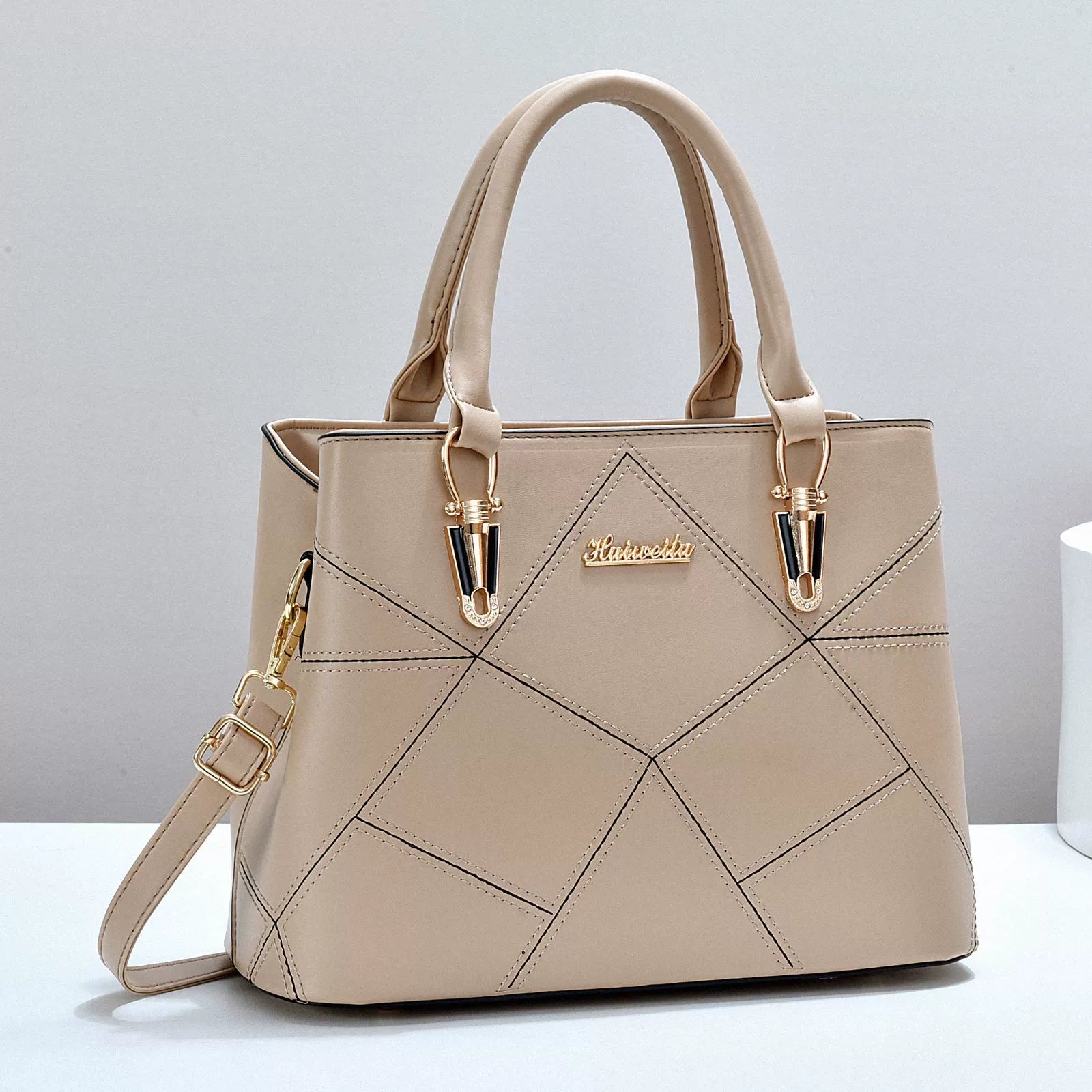 Large-Capacity Handbag Handbag Classic Women's Bag Shoulder Crossbody Bag Fashionable High-End Bag Bag
