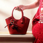 Nanfeng Cherry Love Portable Tote Bag Women's 2025 New All-match Casual Ins Shoulder Crossbody Bag