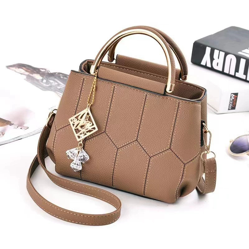 Cross-Border Bag Small Bag New Fashion Simple Handbag Trendyy Embroidery Thread Single Shoulder Crossbody Bag Small Bag