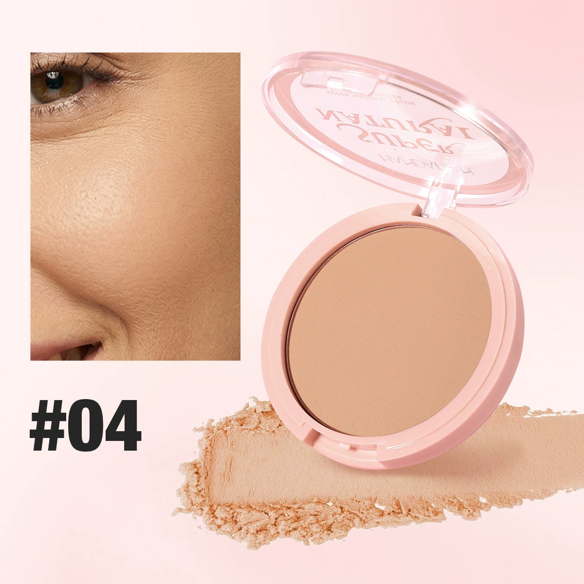 Cross-Border Makeup Setting Powder, Oil-Controlling, Waterproof and Long-Lasting Handaiyan Concealer, Non-Stuck Powder, Non-Removing Makeup Setting Powder