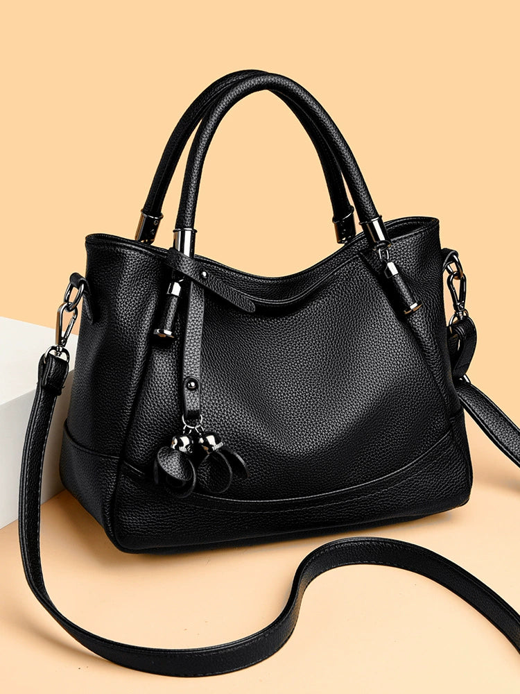 Handbag for Women, Cross-Border, High-End, Versatile, Suitable for Commuting, Shoulder Bag, Crossbody Bag, Soft Leather, Fashionable, Casual, Trendy Women's Handbag