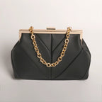 Factory order new wholesale flash hardware bar lock evening bag handbag socialite chain evening bag