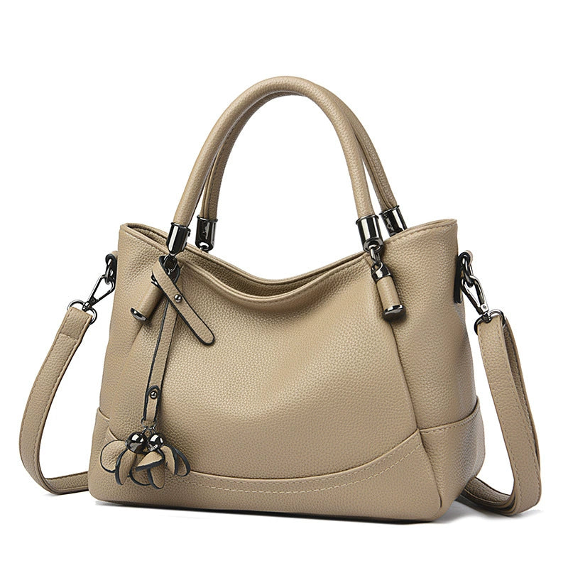 Handbag for Women, Cross-Border, High-End, Versatile, Suitable for Commuting, Shoulder Bag, Crossbody Bag, Soft Leather, Fashionable, Casual, Trendy Women's Handbag