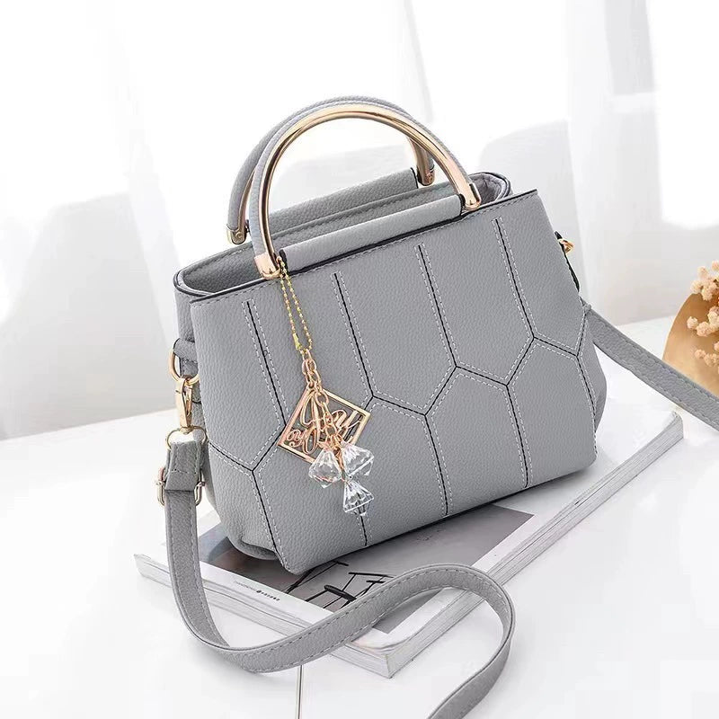 Cross-Border Bag Small Bag New Fashion Simple Handbag Trendyy Embroidery Thread Single Shoulder Crossbody Bag Small Bag