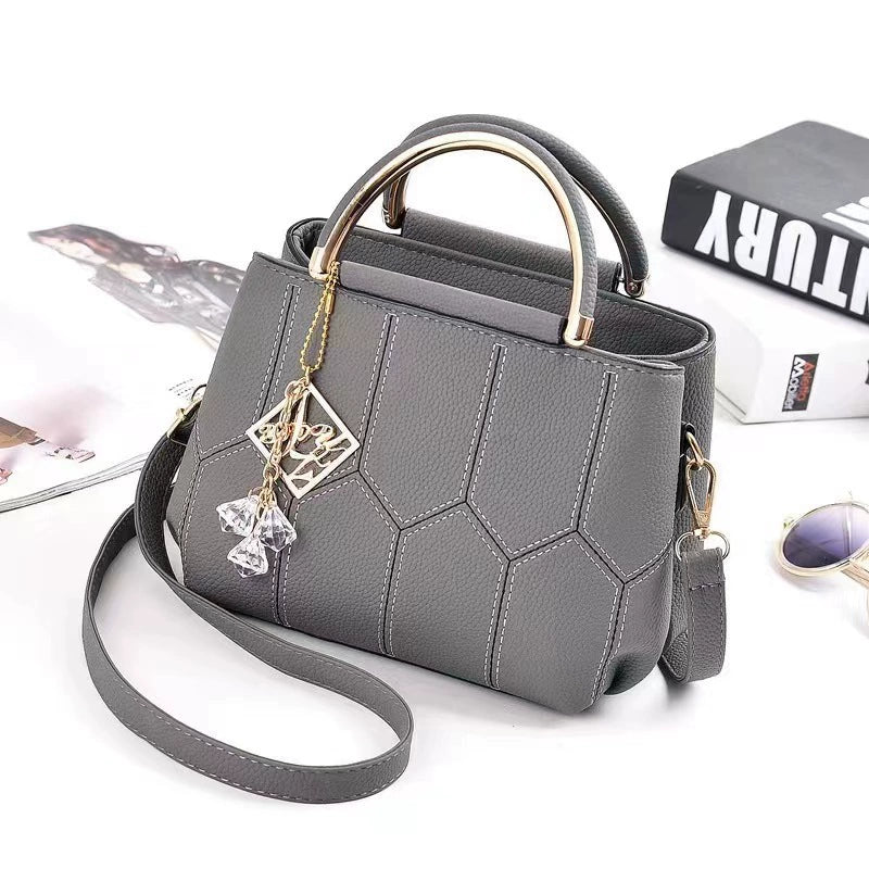 Cross-Border Bag Small Bag New Fashion Simple Handbag Trendyy Embroidery Thread Single Shoulder Crossbody Bag Small Bag