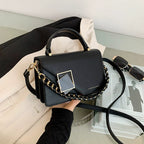 Cross-Border Export Women's Bag 2025 New Chain Shoulder Crossbody Bag Fashionable Versatile Handheld Small Square Bag Bags Wholesale
