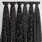New Malaysian Pearl Chiffon Silk Scarf Rose Print Hijab Hui Turban Gauze Scarf Wholesale