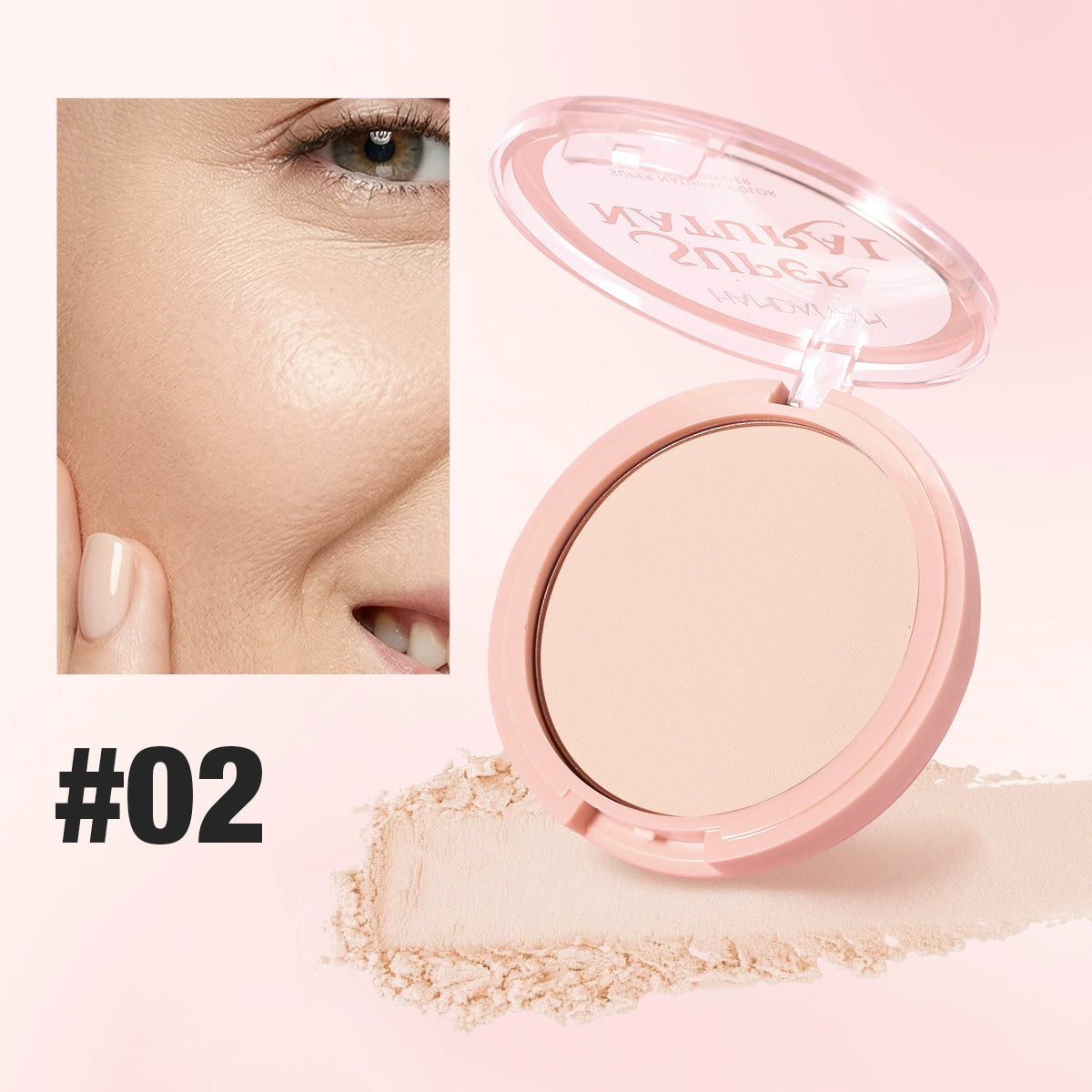Cross-Border Makeup Setting Powder, Oil-Controlling, Waterproof and Long-Lasting Handaiyan Concealer, Non-Stuck Powder, Non-Removing Makeup Setting Powder