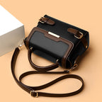 2025 Autumn/Winter New Women's Bag Single Shoulder Crossbody Bag Fashionable Versatile Color-Block Bag Practical Commuting Handbag for Women