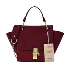 French Niche Design Large-Capacity Bag for Women, Versatile and Stylish, Ins-Style Versatile Korean Version Handbag with Chain and Wing Design