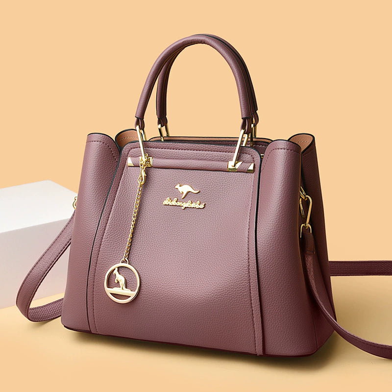 Handbag New Style Women's Bag Crossbody Bag Shoulder Bag Fashionable and Elegant Ladies Tote Bag European and American Style Wholesale