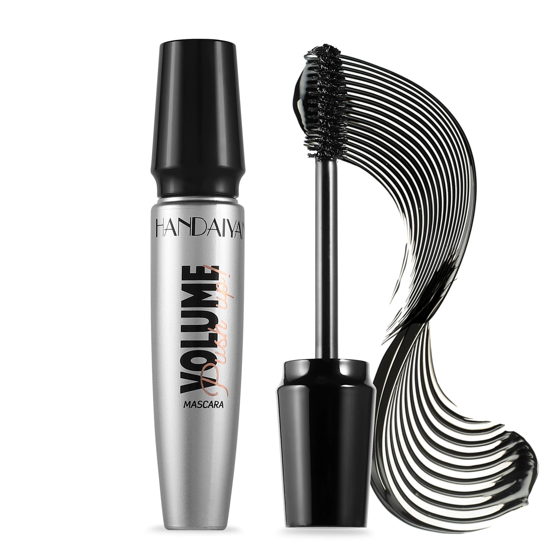 Cross-border mascara, waterproof, smudge-proof, lengthening, thickening, curling, and setting mascara.