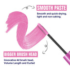 Mascara 10 Colorfuls Cross-Border Long-Lasting Waterproof and Not Easy to Smudge Handaiyan Thick Curling Colorful Mascara