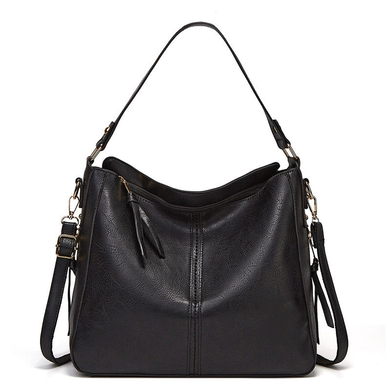 Foreign trade bag women's winter new European and American fashion retro tote bag women's bag shoulder diagonal bag wholesale