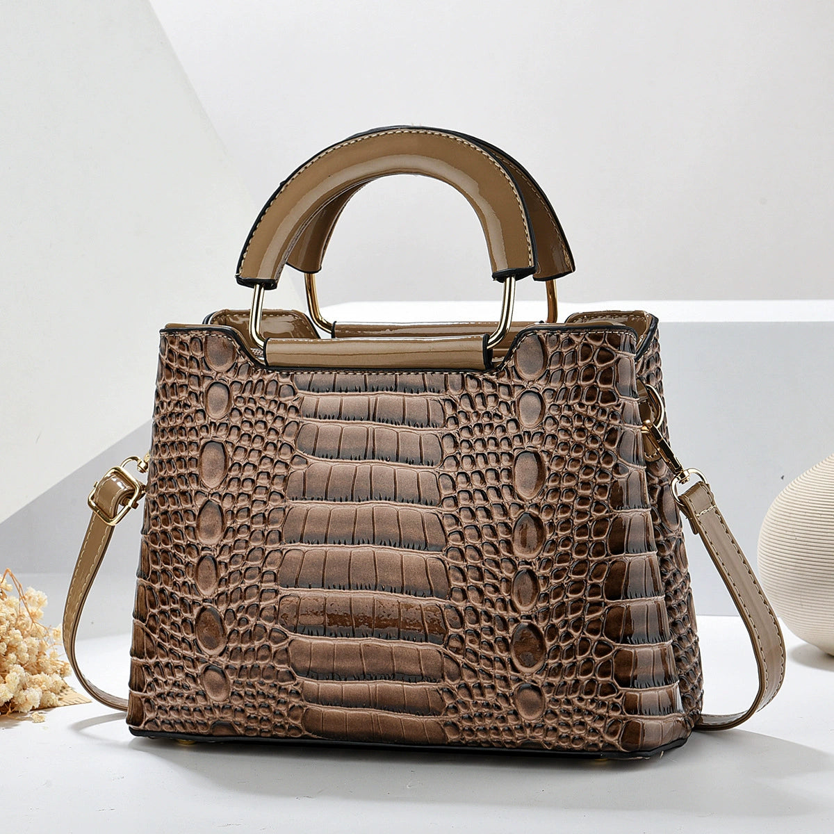 Popular Manufacturer 2025 Foreign Trade Summer Versatile Fashion Handbag Women's Shoulder Crossbody Bag Large Bag Popular New Style Ladies