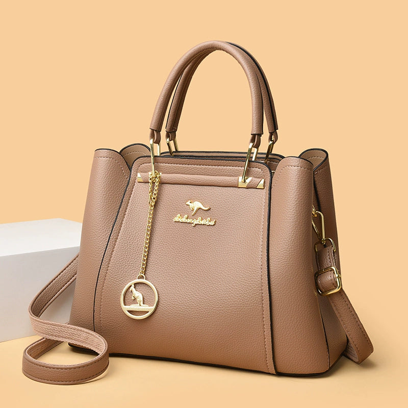 Handbag New Style Women's Bag Crossbody Bag Shoulder Bag Fashionable and Elegant Ladies Tote Bag European and American Style Wholesale