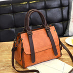 [Bross-Border Women's Bag] 2025 Summer New Fashion Handbag Korean Style Retro Large Capacity Single Shoulder Crossbody Bag Trendy