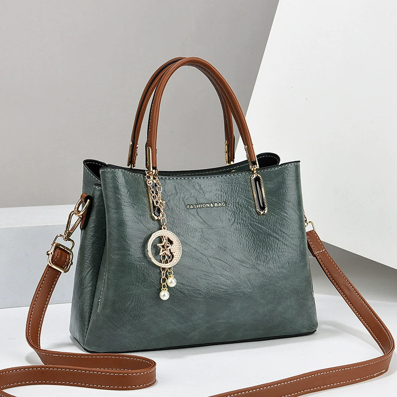 Cross-Border Women's Bag 2025 New Style Women's High-End Large-Capacity Handbag Mother Bag Single Shoulder Crossbody Tote Bag