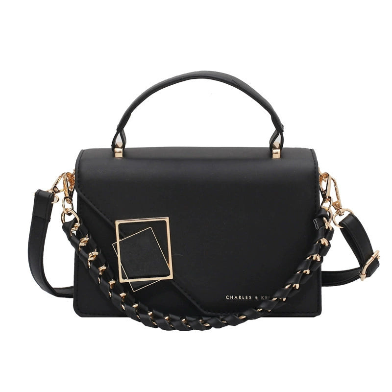 Cross-Border Export Women's Bag 2025 New Chain Shoulder Crossbody Bag Fashionable Versatile Handheld Small Square Bag Bags Wholesale