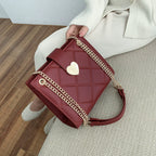 Red Bag Women's 2024 New Fashionable Shoulder Bag Large Capacity Wedding Bag Wedding Bridesmaid Bride Tote Bag