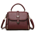 New Handbag, Women's Crossbody Bag, High-End Fashionable Soft Leather Mother Bag, Practical, Simple and Versatile Shoulder Bag