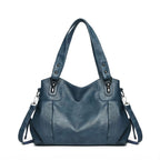 Vintage Women's Handbag Shoulder Crossbody Bag 2025 New Fashion Large Capacity Soft Leather Mother Bag Cross Border