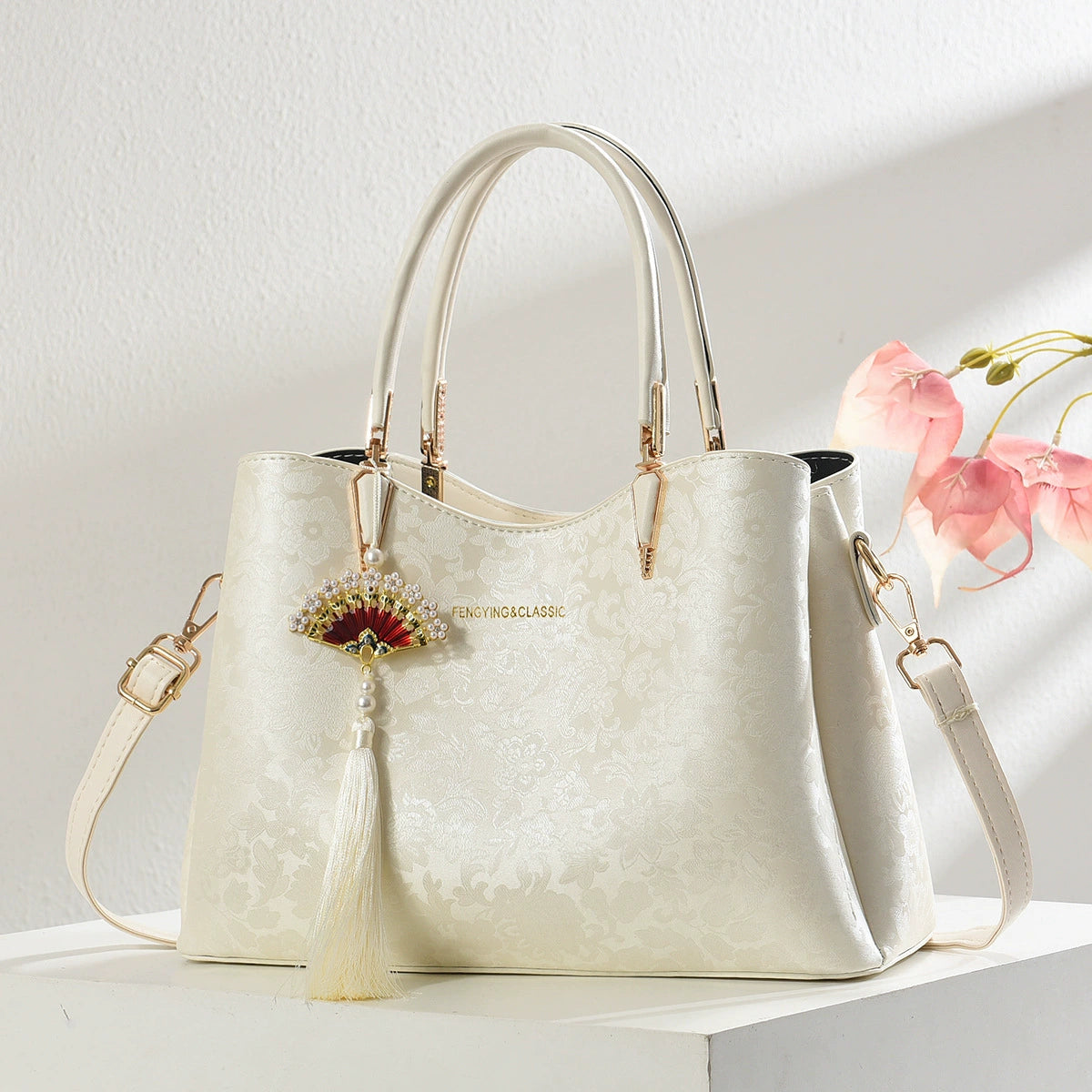 Mother's Day Gift Trendy Fashion Middle-Aged Mom Bag 2025 New Chinese Style Women's Bag Commuter Handbag