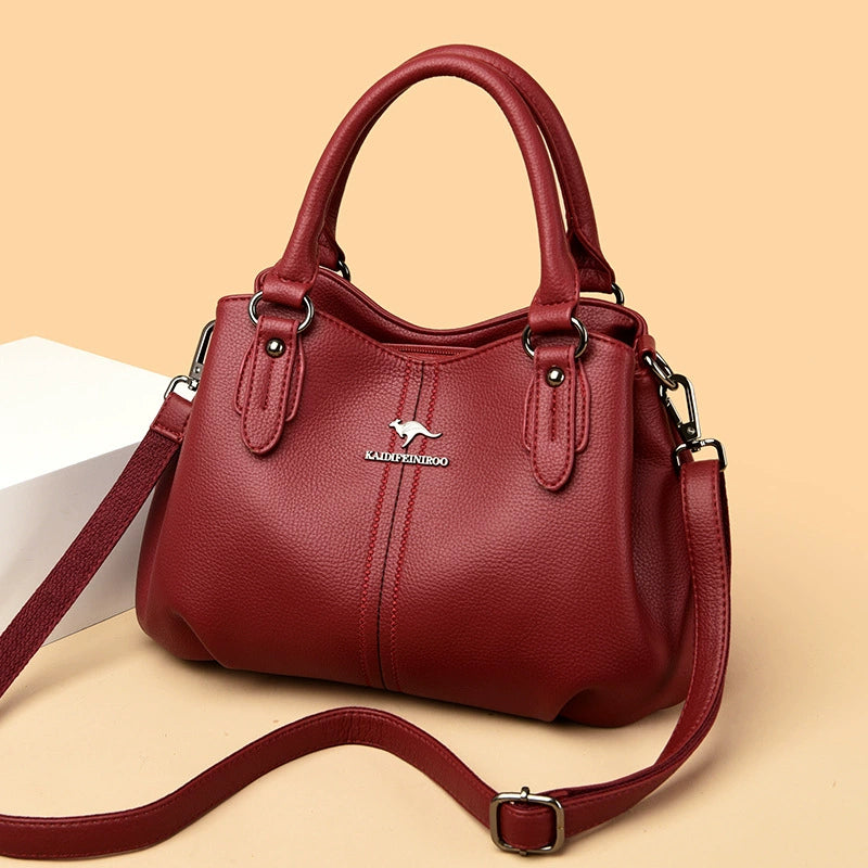 New 2026 Women's Handbags, Crossbody Bags, Shoulder Bags, Multi-Compartment Handbags for Middle-Aged Women, Cross-Border Trade