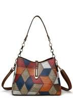 Vintage Single-Shoulder Crossbody Mom Bag 2026 New Color-Blocking Large-Capacity Handbag Set for Middle-Aged Women