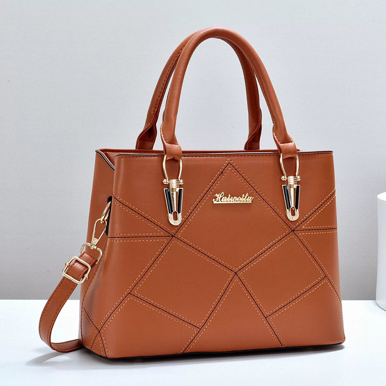 Large-Capacity Handbag Handbag Classic Women's Bag Shoulder Crossbody Bag Fashionable High-End Bag Bag