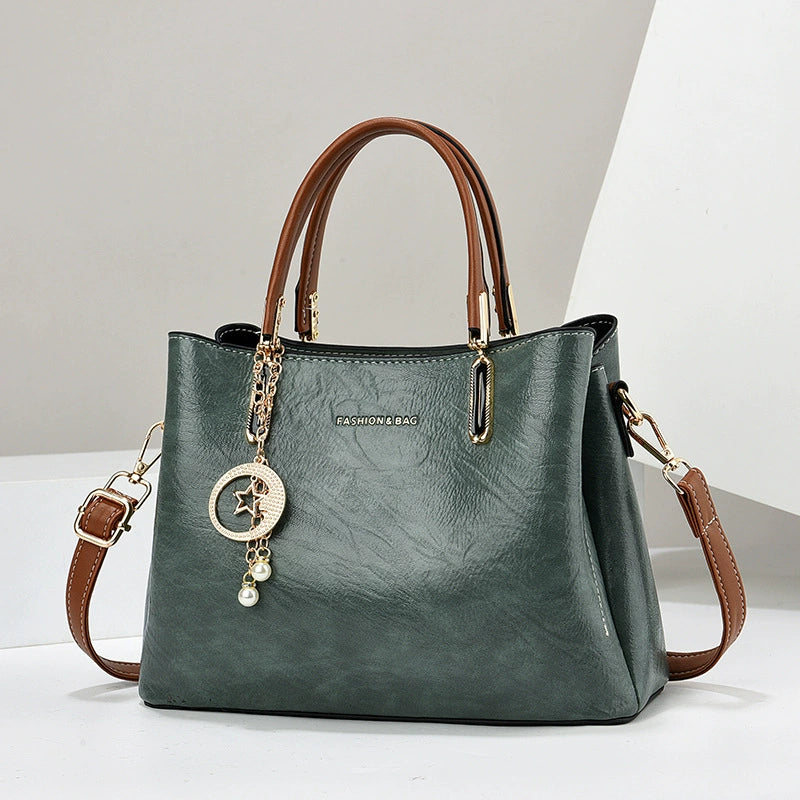 Cross-Border Women's Bag 2025 New Style Women's High-End Large-Capacity Handbag Mother Bag Single Shoulder Crossbody Tote Bag