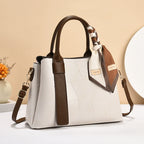 [Shichen Women's Bag] 2025 Autumn and Winter New Women's Fashion Handbag Trendy One-Shoulder Crossbody Middle-Aged Mom Bag