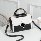 Cross-Border Women's Bags 2025 New Trendy Textured Bags Korean Style Fashionable Large-Capacity Small Square Bag Single Shoulder Crossbody Bag
