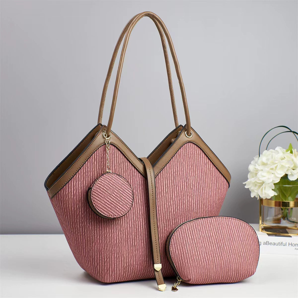 Exquisite Shoulder Bag Crossbody Bag Women's Bag Large Bag Women's All-match Elegant New Korean Style Trendy Women's Handbag