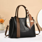 [Shichen Women's Bag] 2025 Autumn and Winter New Women's Fashion Handbag Trendy One-Shoulder Crossbody Middle-Aged Mom Bag
