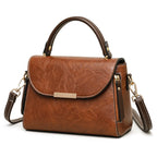 Cross-Border Bags for Women, New Cross-Body Bags, Fashionable Retro Shoulder Bags, Simple Commuter Handbags, High-End Small Square Bags