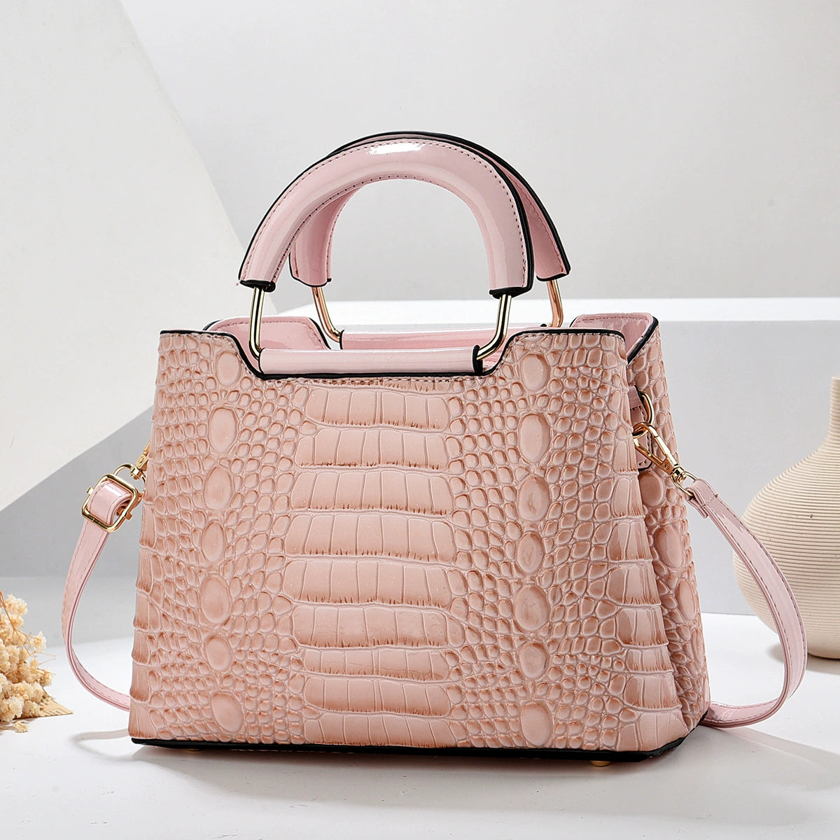 Popular Manufacturer 2025 Foreign Trade Summer Versatile Fashion Handbag Women's Shoulder Crossbody Bag Large Bag Popular New Style Ladies