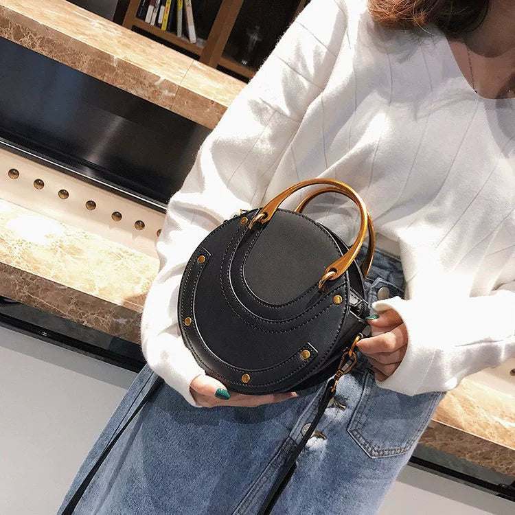 2022 Summer New Shoulder Bag Frosted Zipper Popular Bag Foreign Trade Women's Small Round Bag Popular Women's Bag