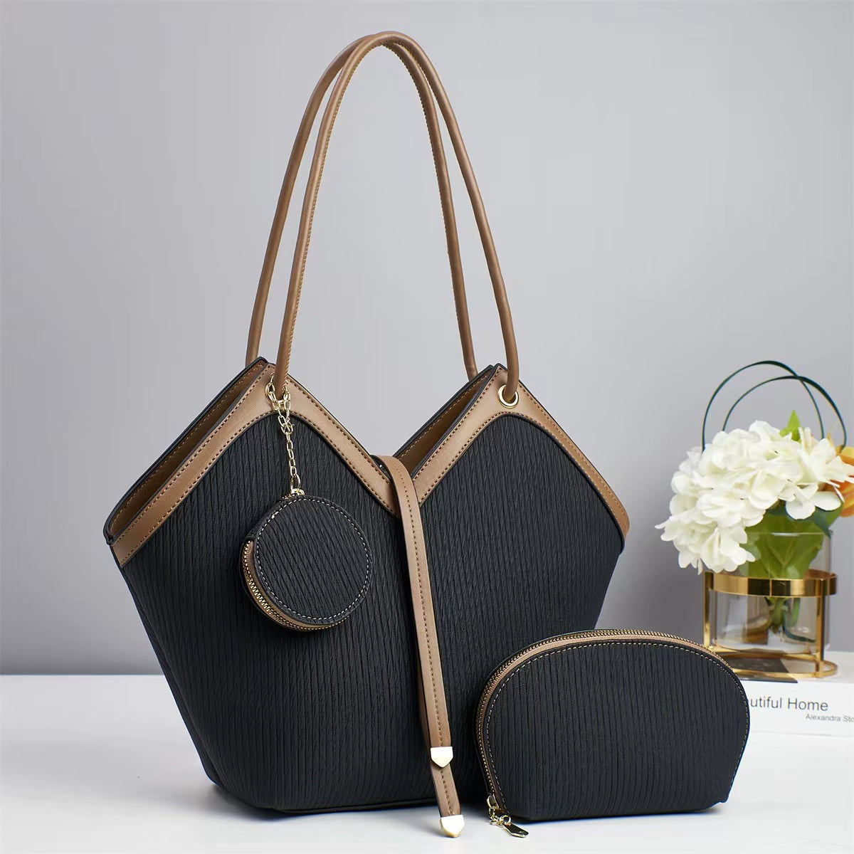 Exquisite Shoulder Bag Crossbody Bag Women's Bag Large Bag Women's All-match Elegant New Korean Style Trendy Women's Handbag